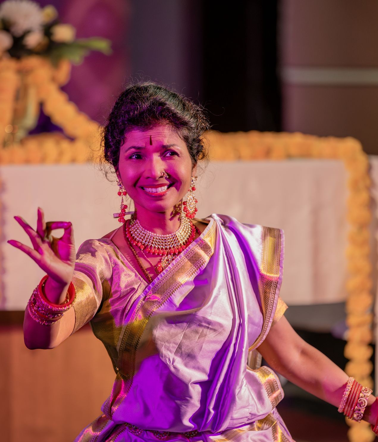 Stage performance, mudra